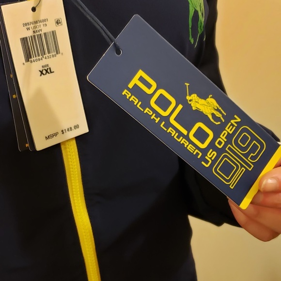 SOLD Polo Navy Track and Tennis Jacket - Picture 5 of 6